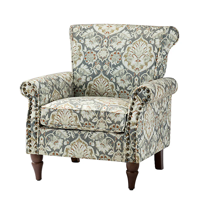 Artemisa Modern Floral Pattern Upholstered Armchair - Image 45