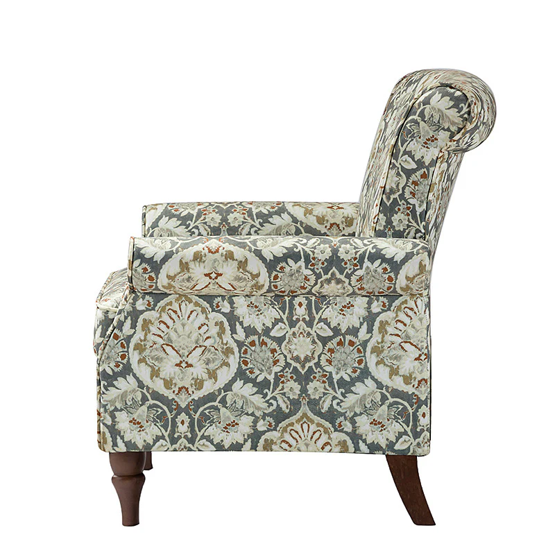 Artemisa Modern Floral Pattern Upholstered Armchair - Image 46