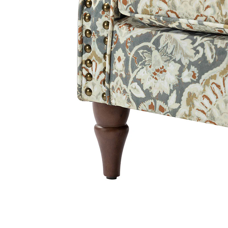 Artemisa Modern Floral Pattern Upholstered Armchair - Image 48