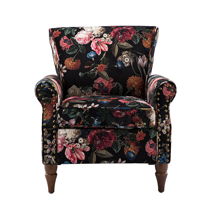Artemisa Modern Floral Pattern Upholstered Armchair - Image 52