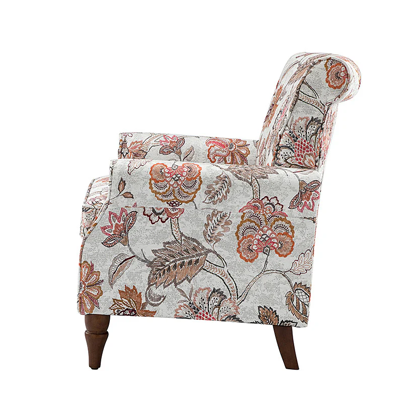 Artemisa Modern Floral Pattern Upholstered Armchair - Image 62