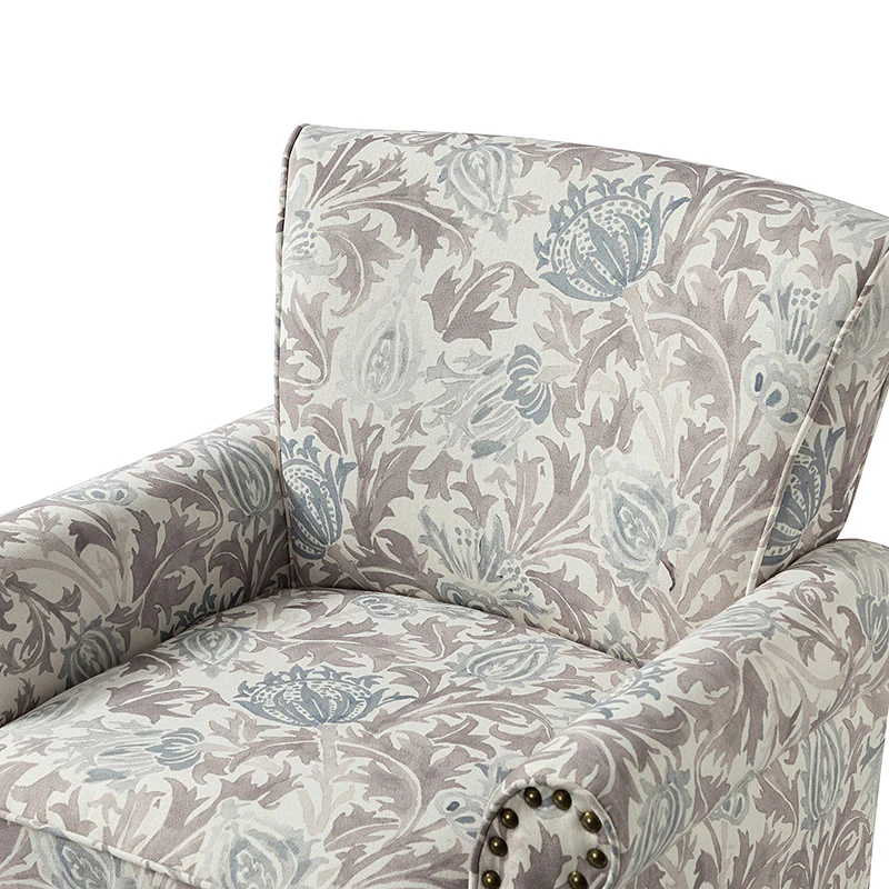 Artemisa Modern Floral Pattern Upholstered Armchair - Image 87