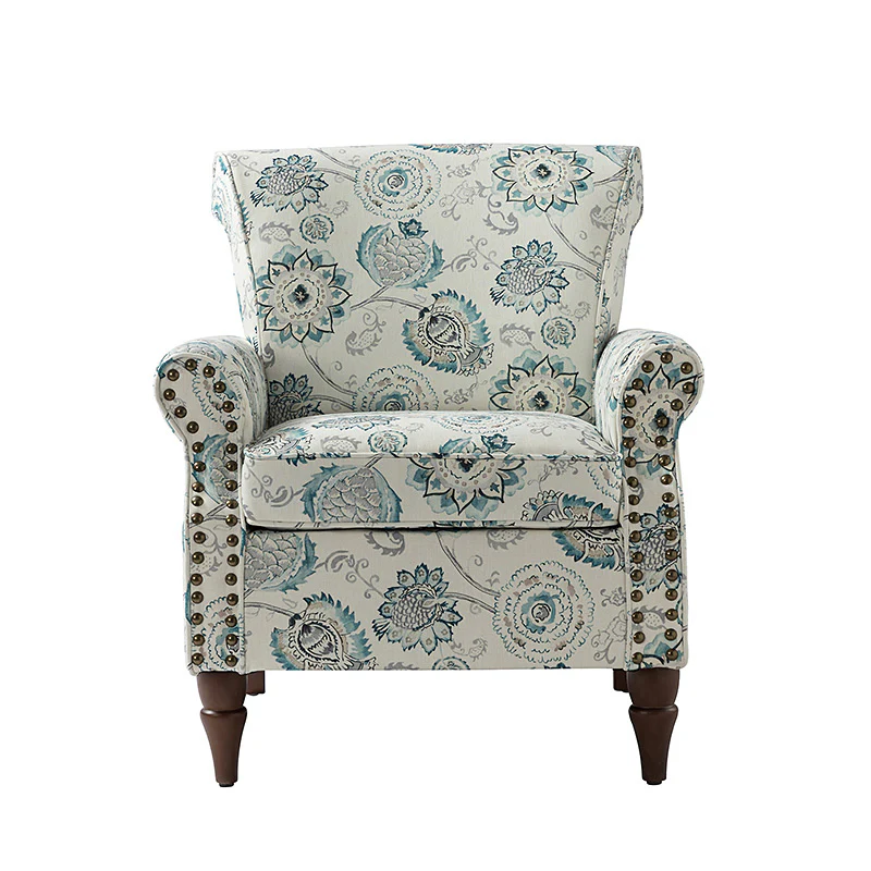 Artemisa Modern Floral Pattern Upholstered Armchair - Image 92