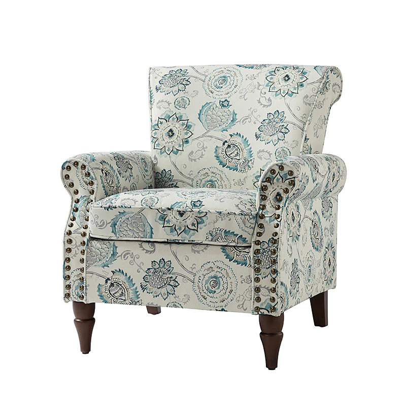Artemisa Modern Floral Pattern Upholstered Armchair - Image 93