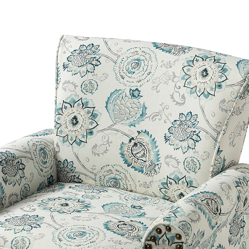 Artemisa Modern Floral Pattern Upholstered Armchair - Image 95