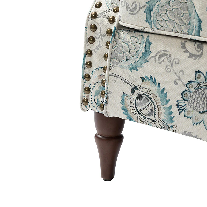 Artemisa Modern Floral Pattern Upholstered Armchair - Image 96