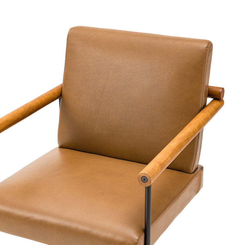 Aurora Solid Wood Armrests Office Chair - Image 15