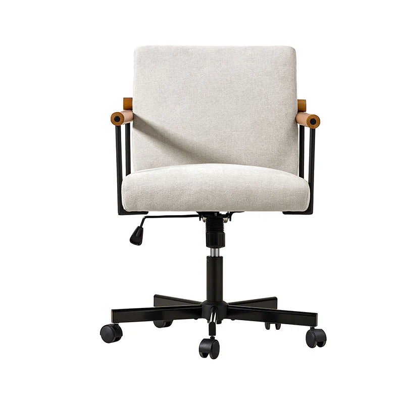 Aurora Solid Wood Armrests Office Chair - Image 21