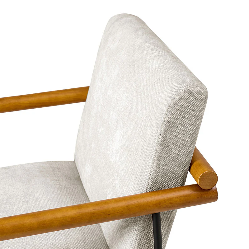 Aurora Solid Wood Armrests Office Chair - Image 23