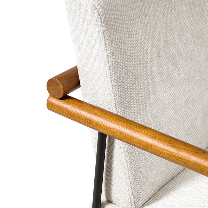 Aurora Solid Wood Armrests Office Chair - Image 24