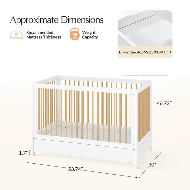 Fabiana Cozy Baby Nest Convertible Crib - Image 3