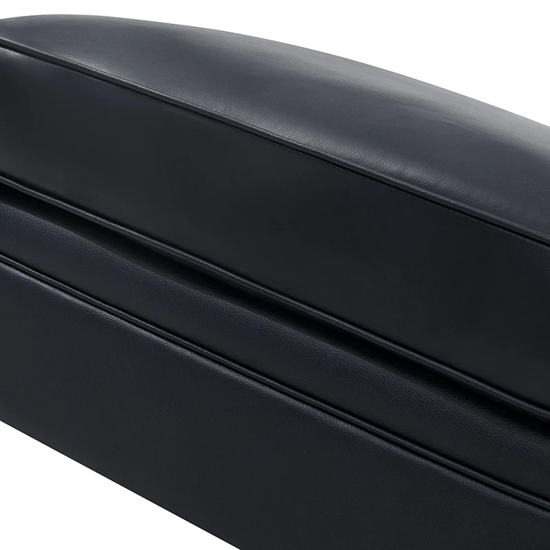 Basilio Contemporary Genuine Leather Ottoman for Living Room - Image 39