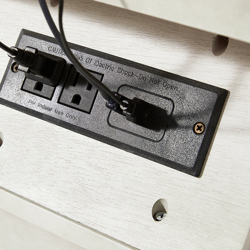 Bernhard 3-Drawer Traditional Style End Table Chest with Built-In Outlets(Optional Types) - Image 14