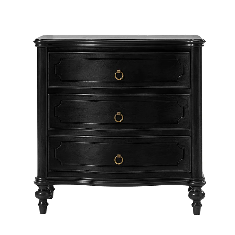 Bernhard 3-Drawer Traditional Style End Table Chest with Built-In Outlets(Optional Types) - Image 25