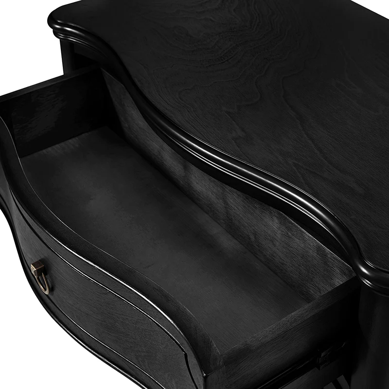 Bernhard 3-Drawer Traditional Style End Table Chest with Built-In Outlets(Optional Types) - Image 27