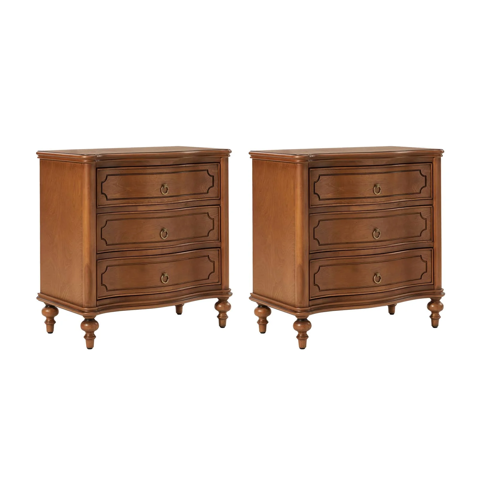 Bernhard 3-Drawer Traditional Style End Table Chest with Built-In Outlets(Optional Types) - Image 39