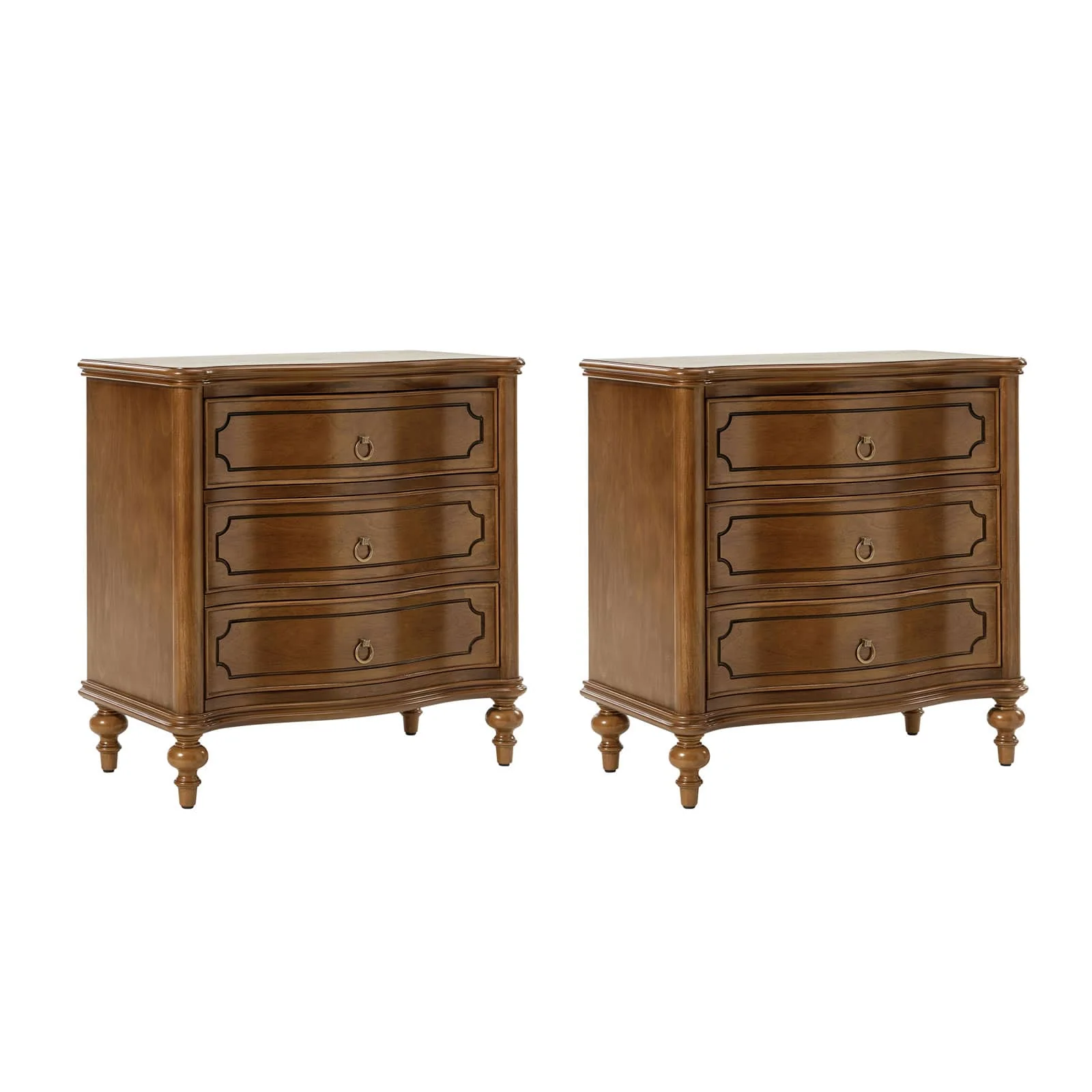Bernhard 3-Drawer Traditional Style End Table Chest with Built-In Outlets(Optional Types) - Image 46