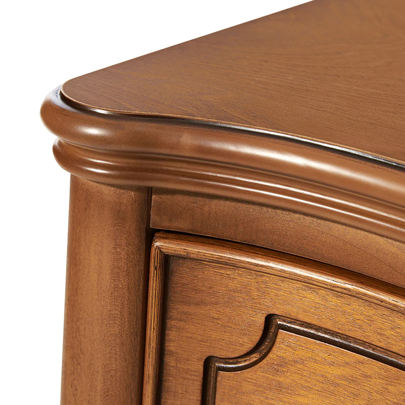 Bernhard 3-Drawer Traditional Style End Table Chest with Built-In Outlets(Optional Types) - Image 5