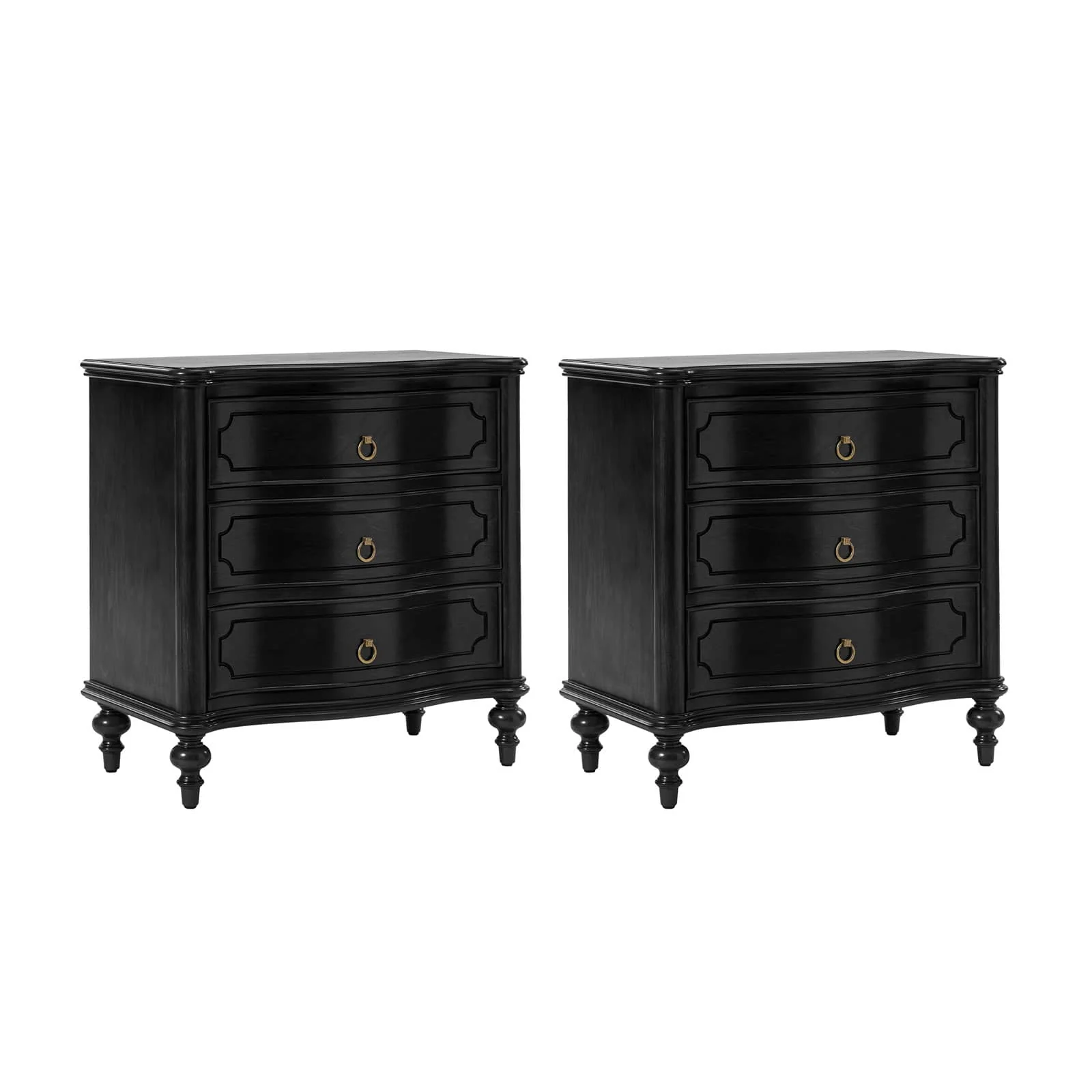 Bernhard 3-Drawer Traditional Style End Table Chest with Built-In Outlets(Optional Types) - Image 53