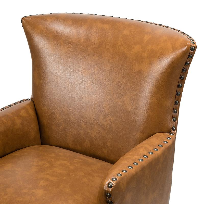 Brooklyn Vegan Leather Armchair - Image 15