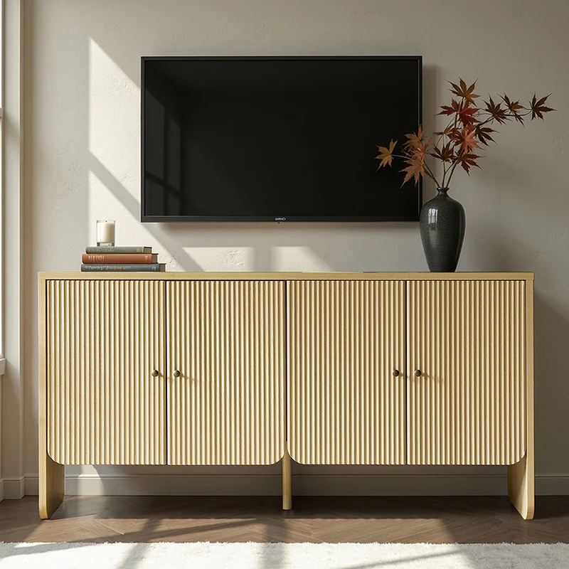 Paula Versatile Buffet Cabinet Sideboard with Adjustable Shelves, Cable Management - Image 10