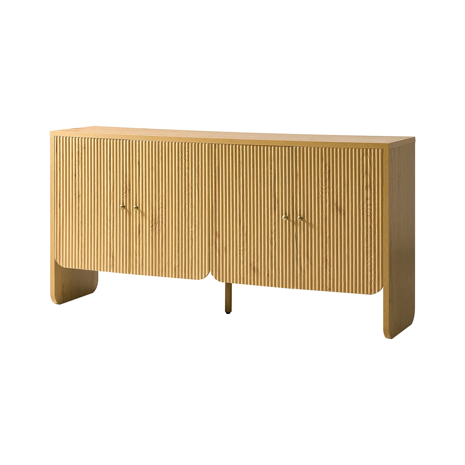 Paula Versatile Buffet Cabinet Sideboard with Adjustable Shelves, Cable Management - Image 21