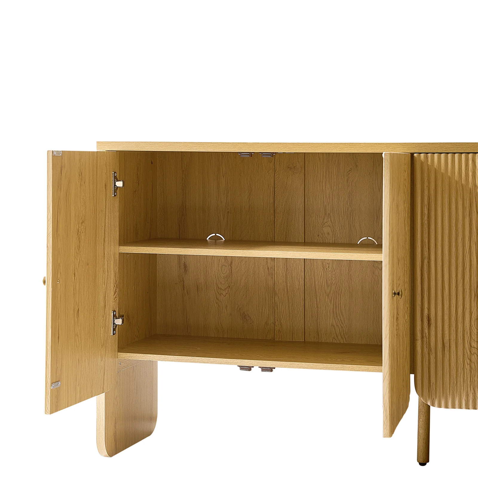 Paula Versatile Buffet Cabinet Sideboard with Adjustable Shelves, Cable Management - Image 24