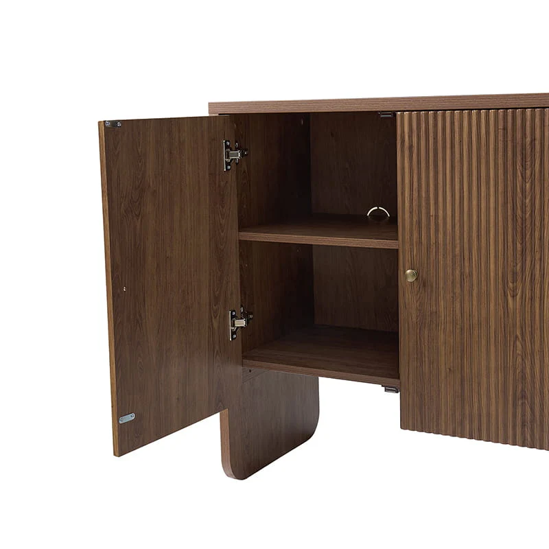 Paula Versatile Buffet Cabinet Sideboard with Adjustable Shelves, Cable Management - Image 6