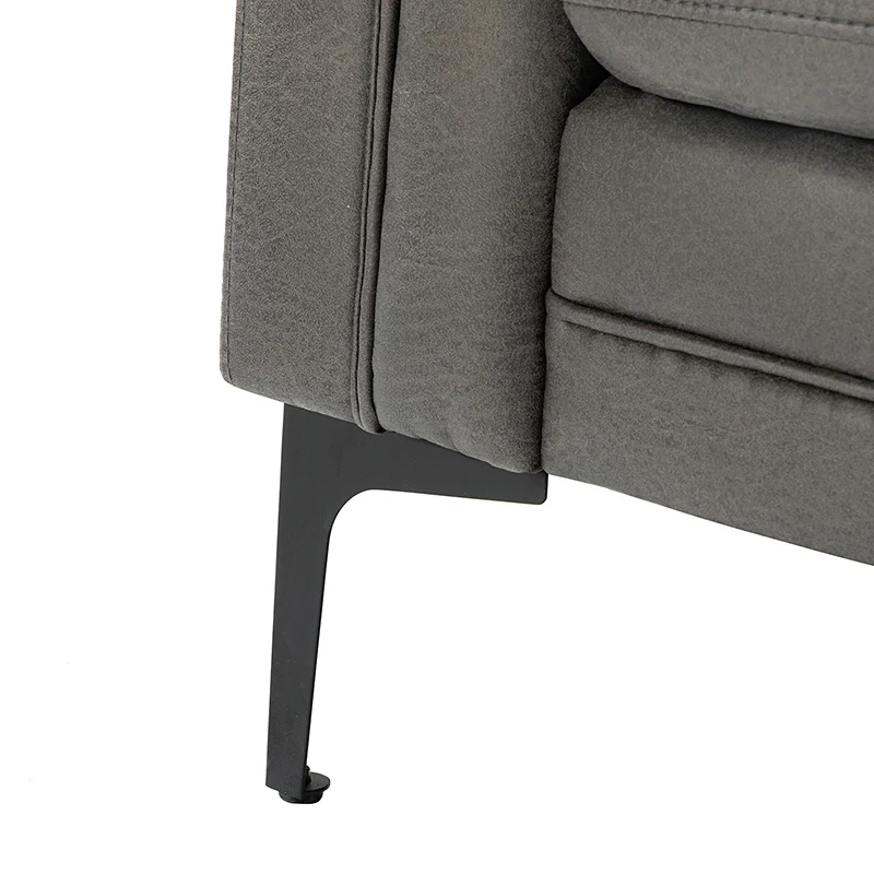 Capsa 84″ Vegan Leather Tufted Sofa – Mid-Century Glam, Durable & Breathable - Image 17