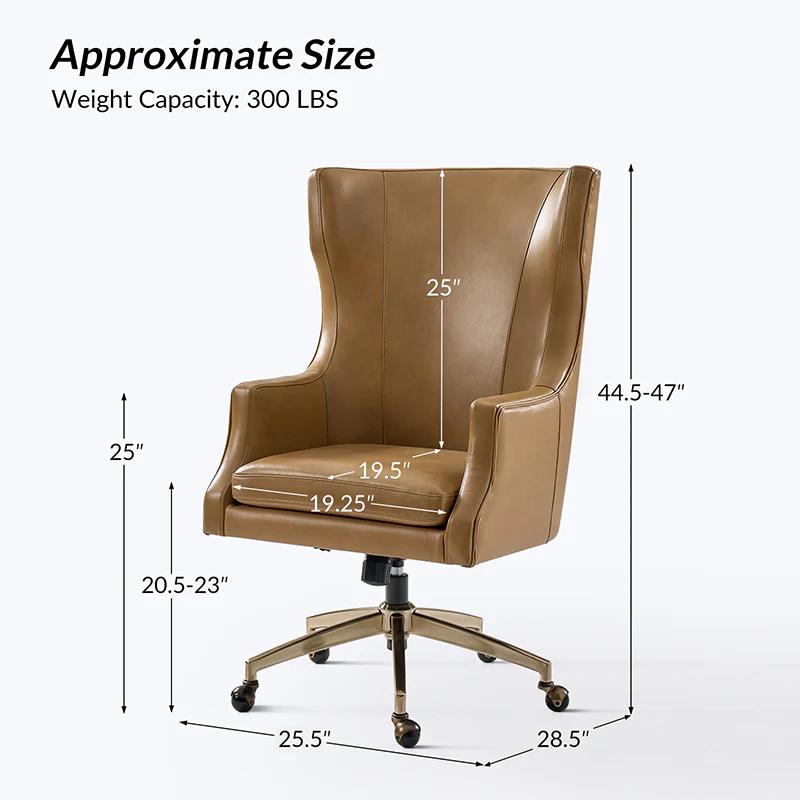 Elodio Chairs in Office with Genuine Leather - Image 11