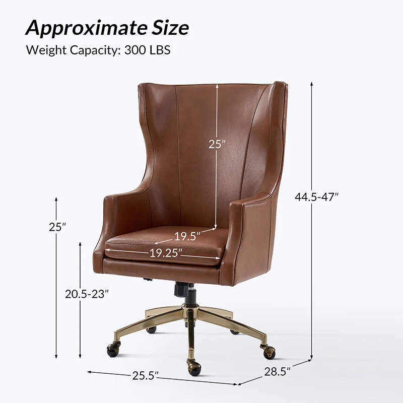 Elodio Chairs in Office with Genuine Leather - Image 19