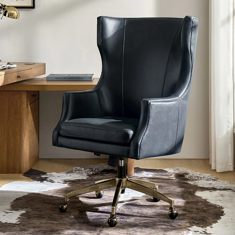 Elodio Chairs in Office with Genuine Leather - Image 26
