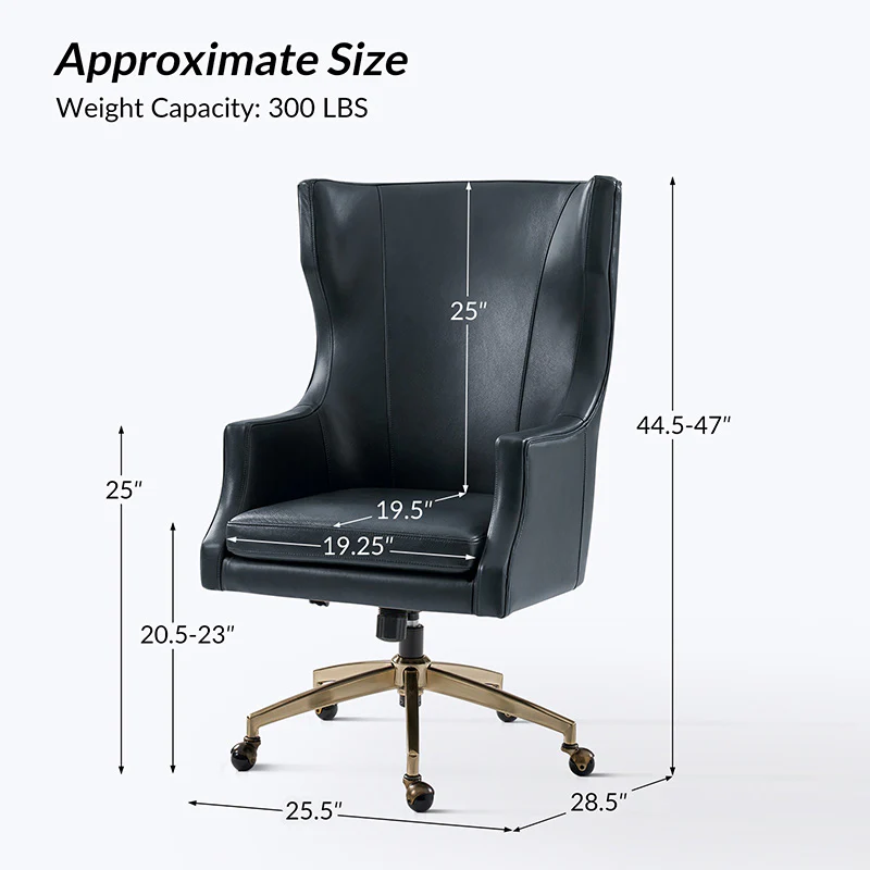 Elodio Chairs in Office with Genuine Leather - Image 27
