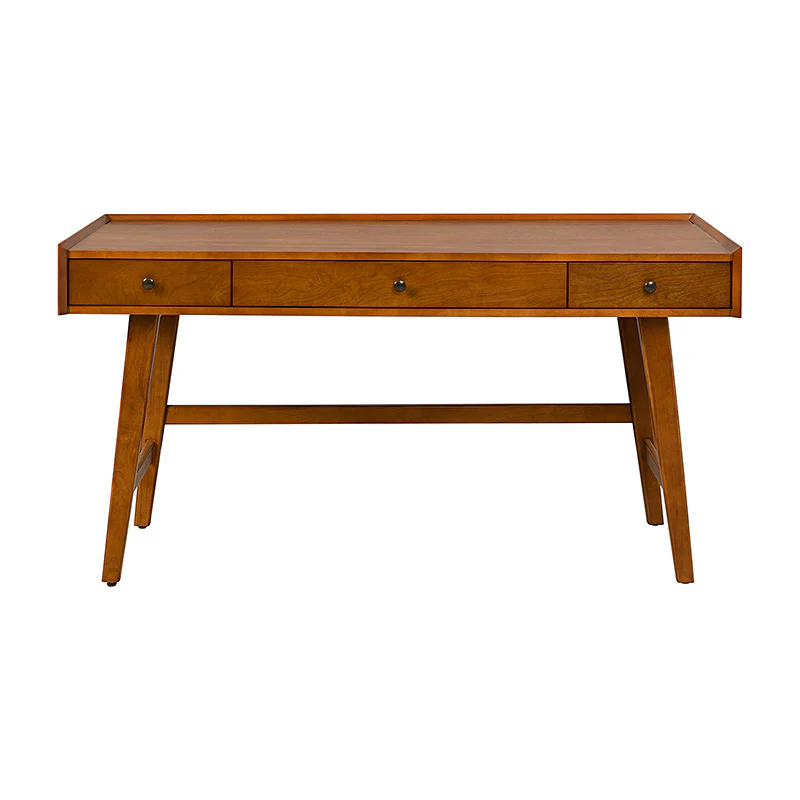 Charlotte Mid-century Modern 60" Computer Desk with Cable Management & Charging Station - Image 9