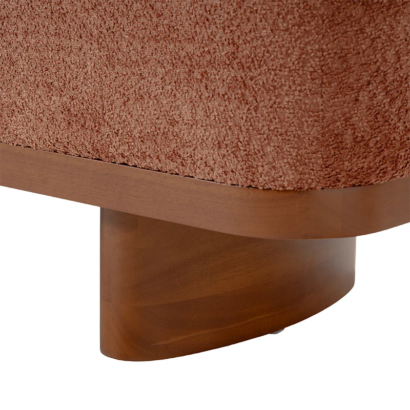 Claire Modern Chenille Upholstered Storage Bench - Image 7
