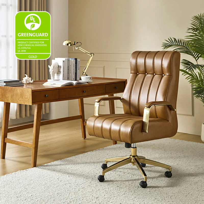 Conelius Leather Ergonomic Executive Office Chair - Image 18