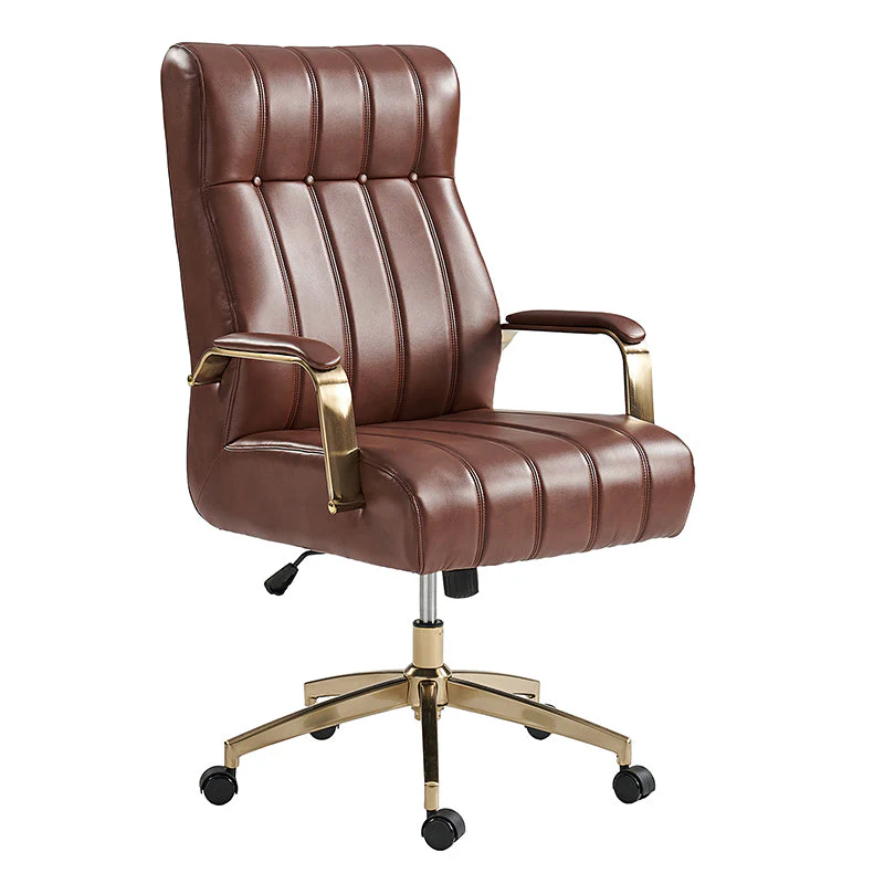 Conelius Leather Ergonomic Executive Office Chair - Image 29