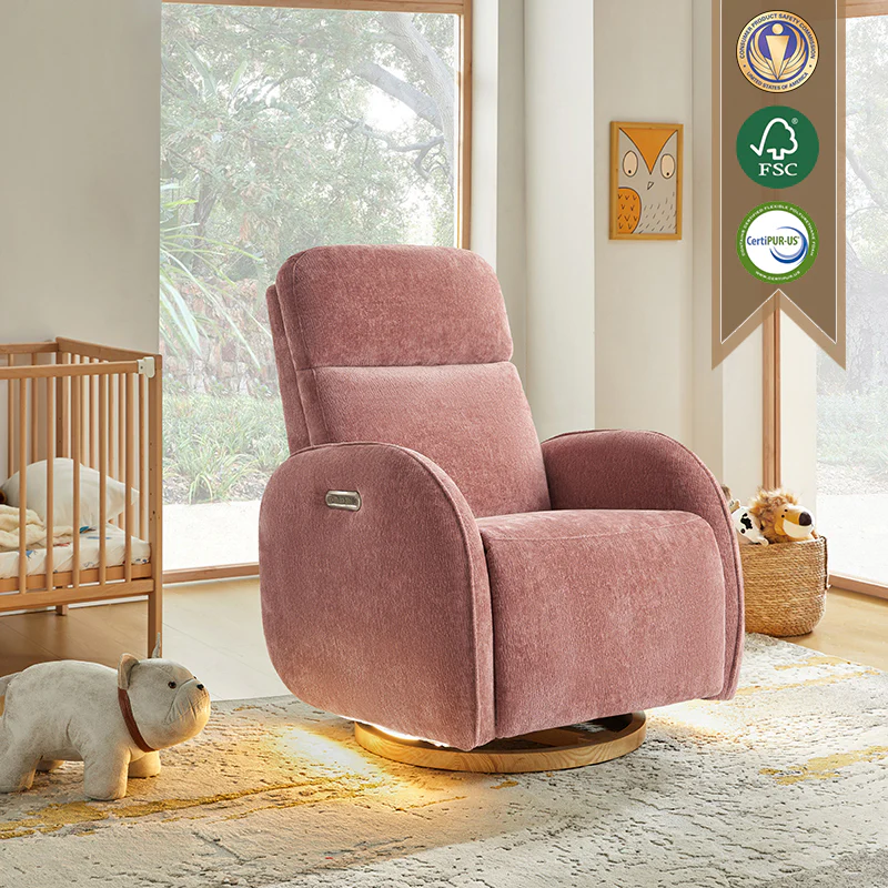 Cuddle Electric Nursery Swivel Chair - Image 19