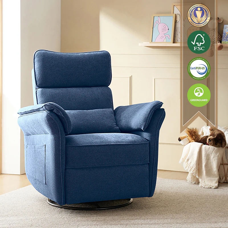 CUDDLESUPPORT ARMRESTS Nursery Power Recliner - Image 18