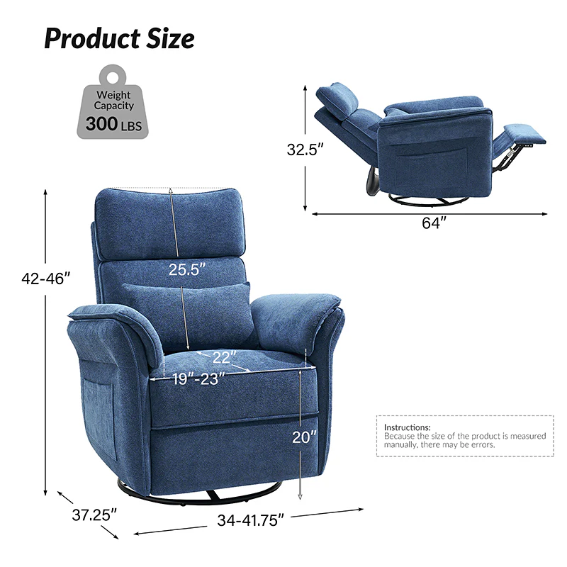 CUDDLESUPPORT ARMRESTS Nursery Power Recliner - Image 20