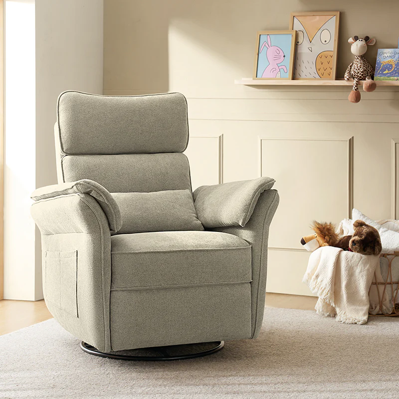 CUDDLESUPPORT ARMRESTS Nursery Power Recliner - Image 39
