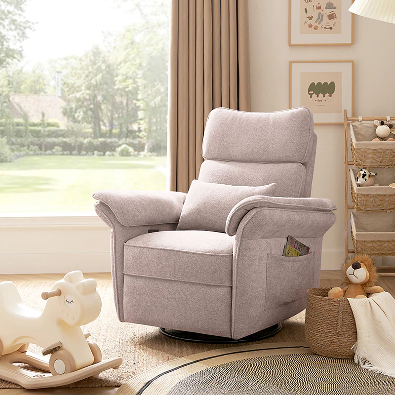 CUDDLESUPPORT ARMRESTS Nursery Power Recliner - Image 63