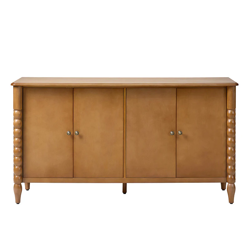 Daan 63" Wide 4-Door Sideboard Cabinet with Adjustable Shelves - Image 12