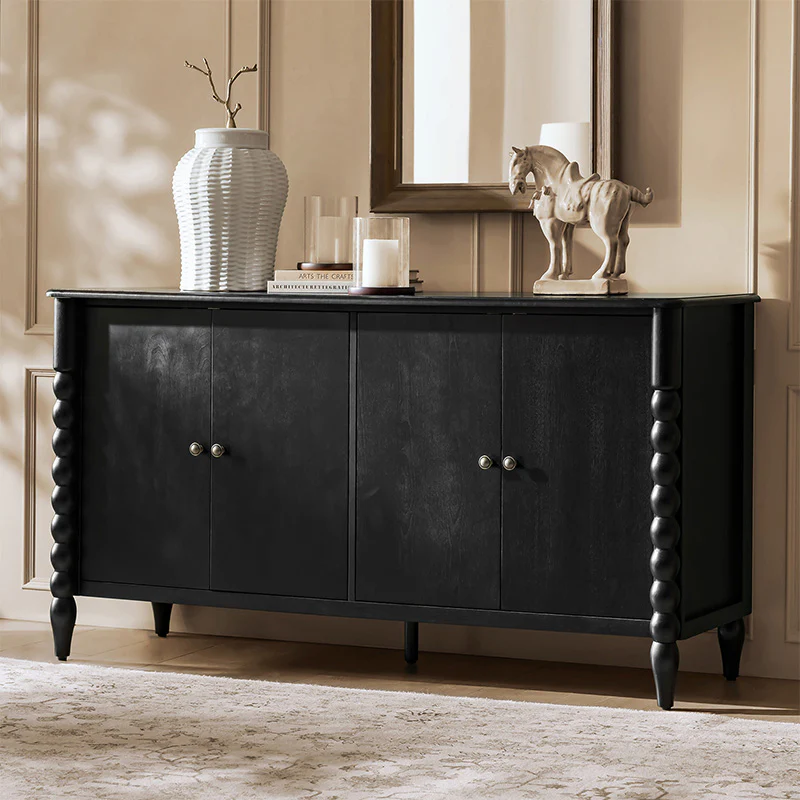 Daan 63" Wide 4-Door Sideboard Cabinet with Adjustable Shelves - Image 18