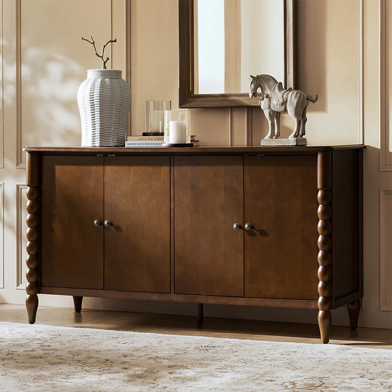 Daan 63" Wide 4-Door Sideboard Cabinet with Adjustable Shelves - Image 2