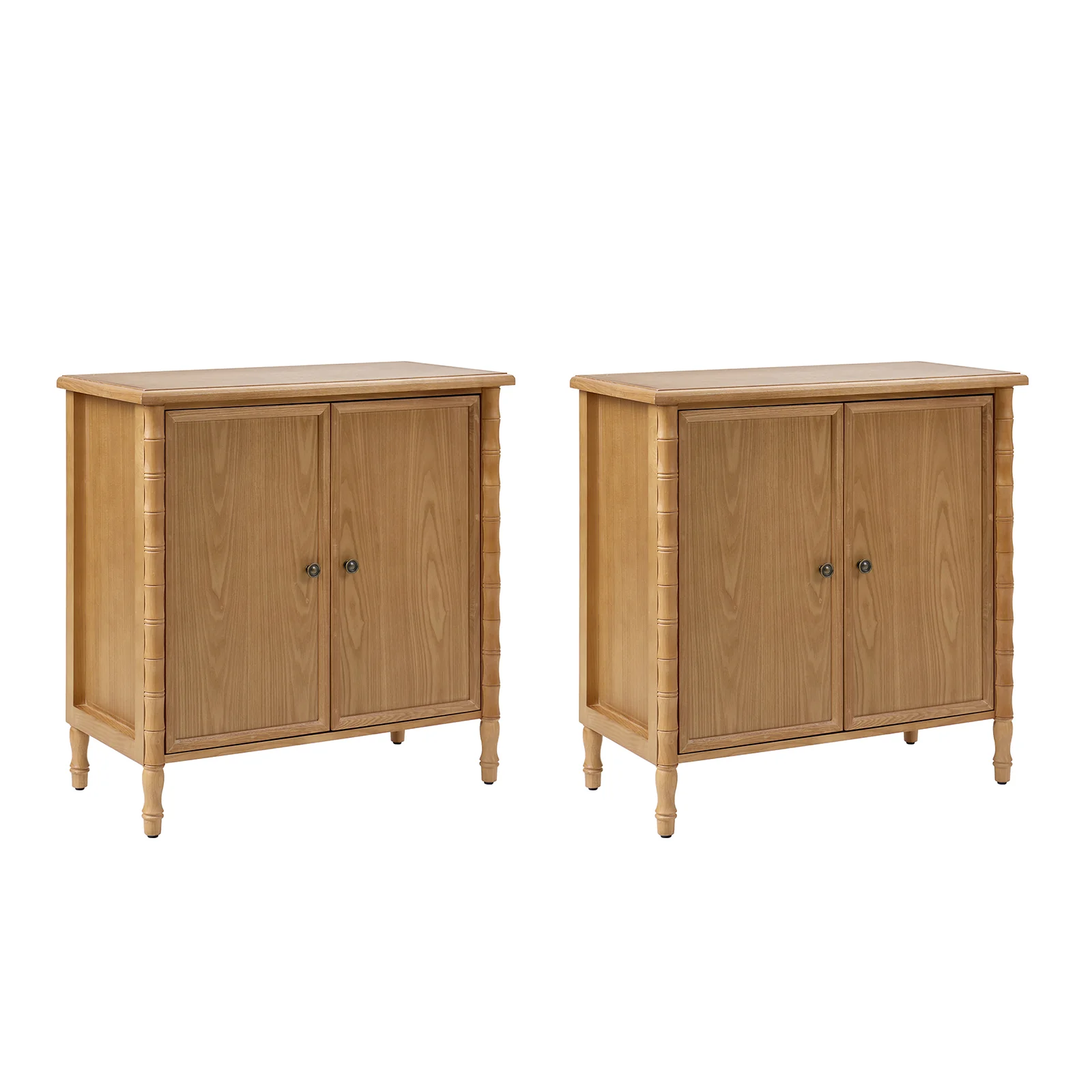 Deb 32" Wood Veneer Accent Cabinet with Adjustable Shelves, Modern Transitional Style - Image 12