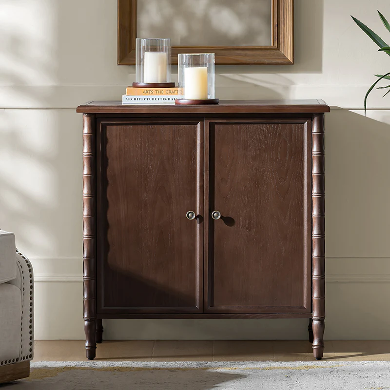 Deb 32" Wood Veneer Accent Cabinet with Adjustable Shelves, Modern Transitional Style - Image 17