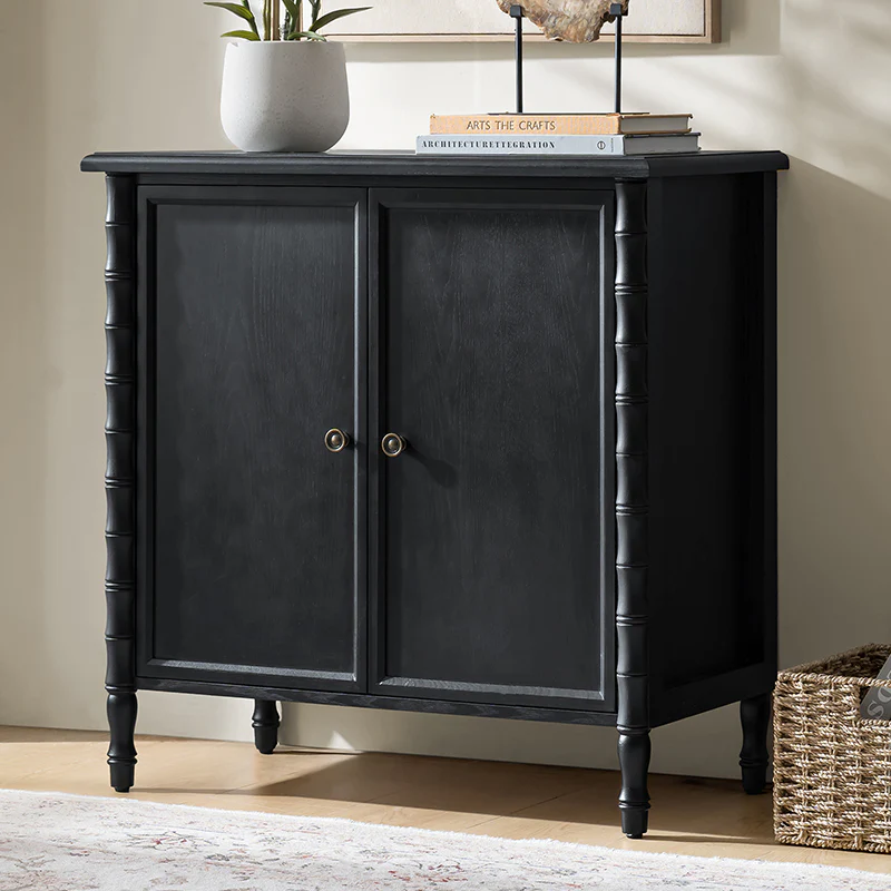 Deb 32" Wood Veneer Accent Cabinet with Adjustable Shelves, Modern Transitional Style - Image 31