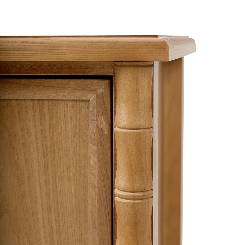 Deb 32" Wood Veneer Accent Cabinet with Adjustable Shelves, Modern Transitional Style - Image 6