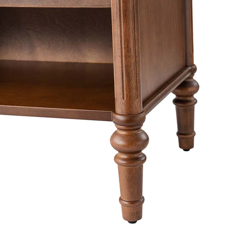 Derk Fluted Fronts Transitional End Table with Drawers and USB/Type-C Outlets - Image 12